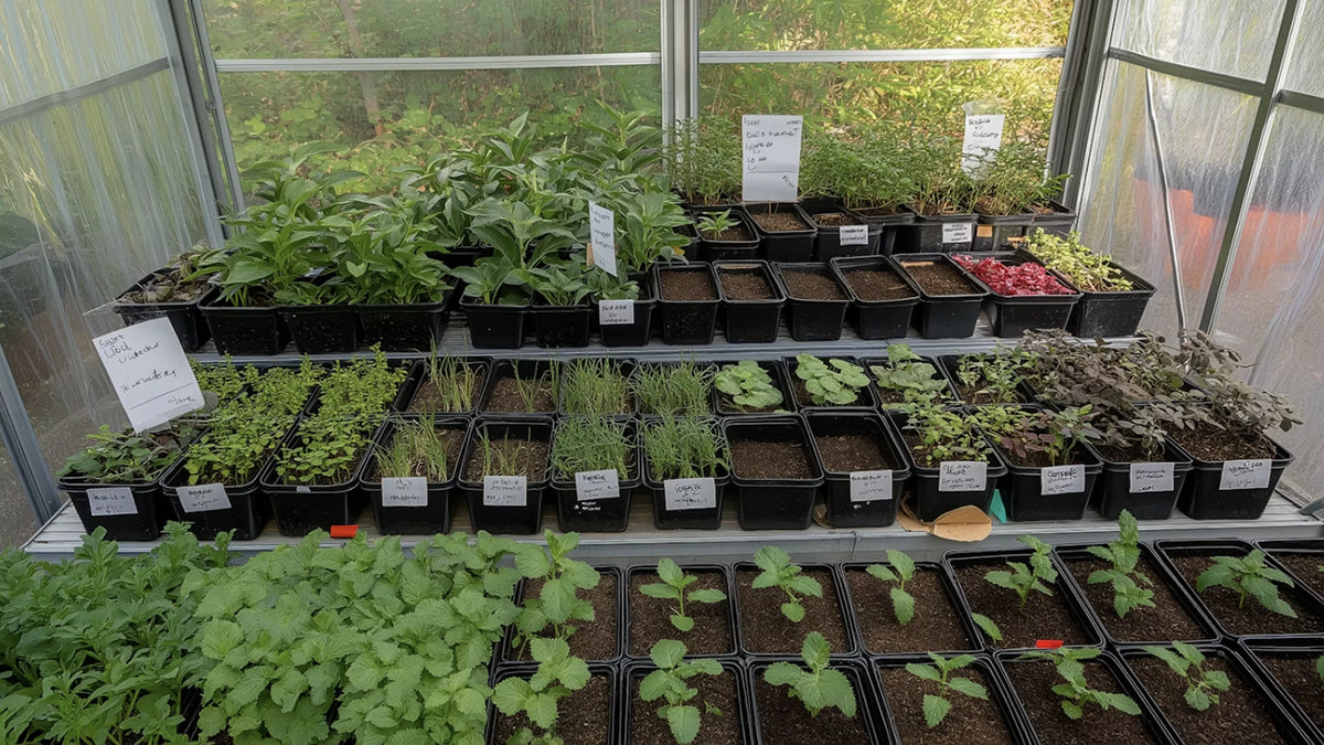 Inside the Seed-Starting Shelf