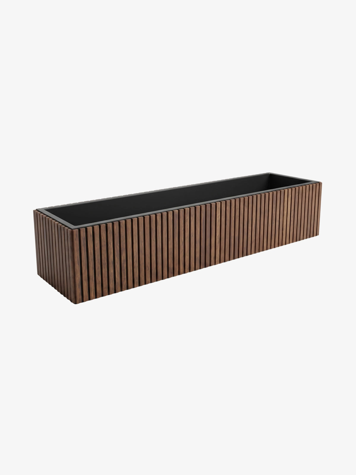 Slat Wood Trough